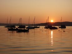 Sonnenaufgang am Bodensee